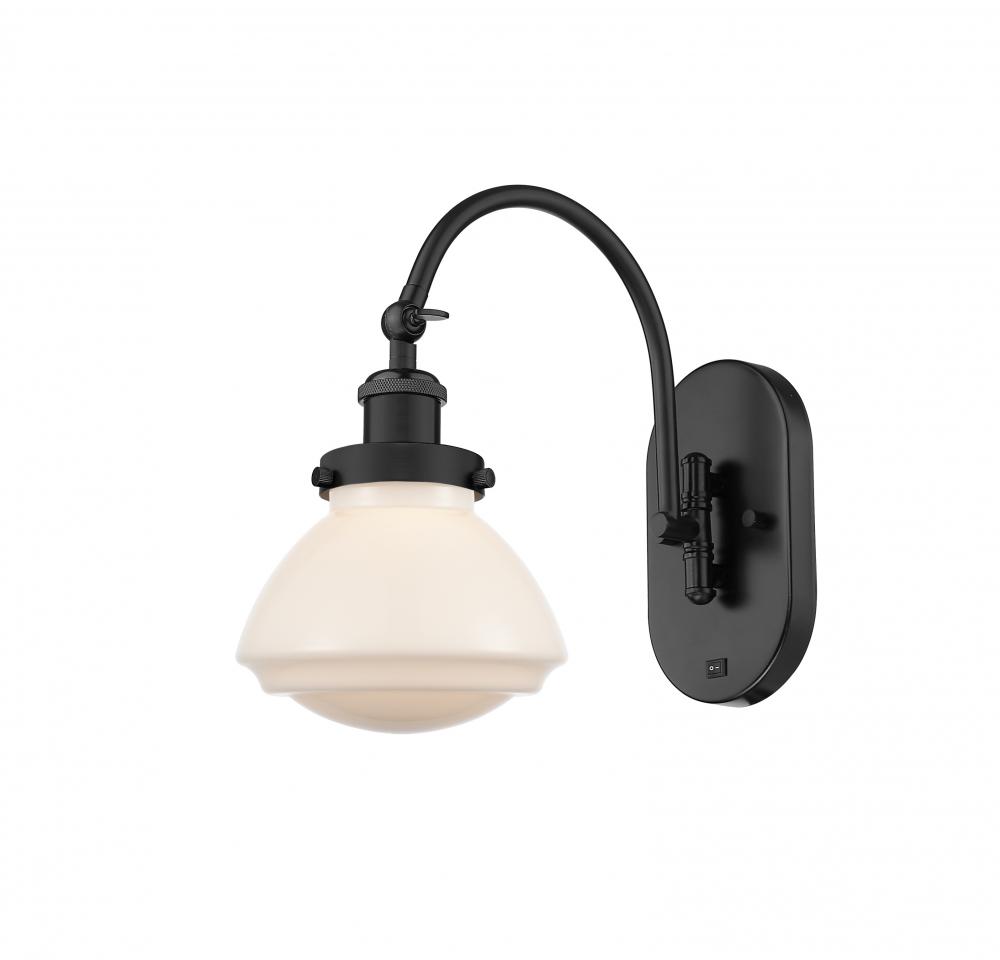 Olean - 1 Light - 7 inch - Matte Black - Sconce