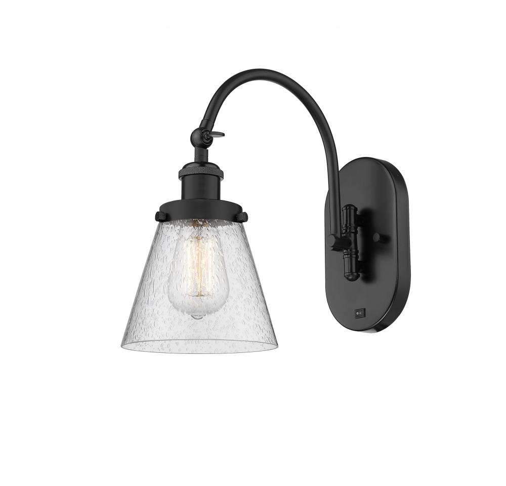 Cone - 1 Light - 6 inch - Matte Black - Sconce