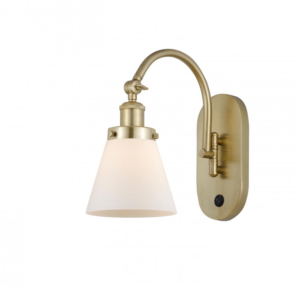 Cone - 1 Light - 6 inch - Satin Gold - Sconce