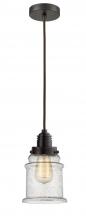 Innovations Lighting 100OB-10BR-2H-OB-G184 - Winchester - 1 Light - 8 inch - Oil Rubbed Bronze - Cord hung - Mini Pendant