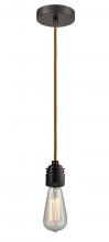 Innovations Lighting 100OB-10CR-2OB - Winchester - 1 Light - 2 inch - Oil Rubbed Bronze - Cord hung - Mini Pendant