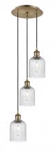 Innovations Lighting 113B-3P-AB-G559-5SDY - Bridal Veil - 3 Light - 12 inch - Antique Brass - Cord Hung - Multi Pendant