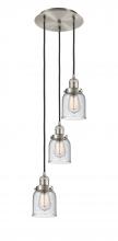 Innovations Lighting 113F-3P-SN-G54 - Cone - 3 Light - 12 inch - Brushed Satin Nickel - Cord hung - Multi Pendant