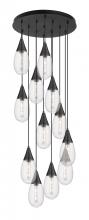 Innovations Lighting 126-450-1P-BK-G450-6SCL - Malone - 12 Light - 25 inch - Matte Black - Multi Pendant