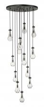 Innovations Lighting 132BK-451-1P-BK-G451-5CL-20 - Owego - 13 Light - 32 inch - Matte Black - Multi Pendant