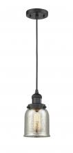 Innovations Lighting 201C-BK-G58 - Bell - 1 Light - 5 inch - Matte Black - Cord hung - Mini Pendant