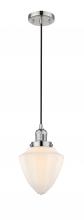 Innovations Lighting 201C-PN-G661-7 - Bullet - 1 Light - 7 inch - Polished Nickel - Cord hung - Mini Pendant