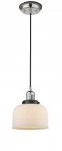 Innovations Lighting 201CBP-PNBK-G71 - Bell - 1 Light - 8 inch - Polished Nickel - Cord hung - Mini Pendant