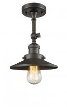 Innovations Lighting 201F-OB-M5 - Railroad - 1 Light - 8 inch - Oil Rubbed Bronze - Semi-Flush Mount