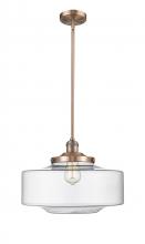 Innovations Lighting 201S-AC-G692-16 - Bridgeton - 1 Light - 16 inch - Antique Copper - Stem Hung - Mini Pendant