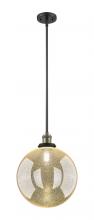 Innovations Lighting 201S-BAB-G208-12 - Beacon - 1 Light - 12 inch - Black Antique Brass - Stem Hung - Mini Pendant