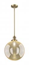 Innovations Lighting 201S-BB-G208-12 - Beacon - 1 Light - 12 inch - Brushed Brass - Stem Hung - Mini Pendant