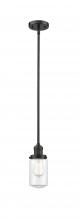 Innovations Lighting 201S-OB-G312 - Dover - 1 Light - 5 inch - Oil Rubbed Bronze - Stem Hung - Mini Pendant