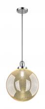 Innovations Lighting 201S-PC-G208-12 - Beacon - 1 Light - 12 inch - Polished Chrome - Stem Hung - Mini Pendant