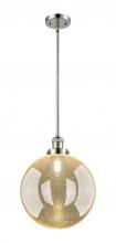 Innovations Lighting 201S-PN-G208-12 - Beacon - 1 Light - 12 inch - Polished Nickel - Stem Hung - Mini Pendant