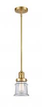 Innovations Lighting 201S-SG-G182S - Canton - 1 Light - 5 inch - Satin Gold - Stem Hung - Mini Pendant