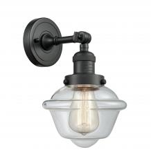 Innovations Lighting 203-BK-G532 - Oxford - 1 Light - 8 inch - Matte Black - Sconce