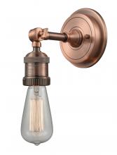 Innovations Lighting 203BP-NH-AC - Bare Bulb - 1 Light - 5 inch - Antique Copper - Sconce