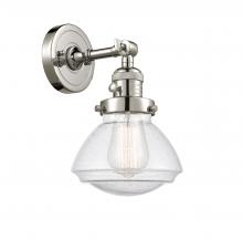 Innovations Lighting 203SW-PN-G324 - Olean - 1 Light - 7 inch - Polished Nickel - Sconce