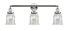 Innovations Lighting 205-PC-G182 - Canton - 3 Light - 30 inch - Polished Chrome - Bath Vanity Light