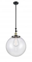 Innovations Lighting 206-BAB-G202-16 - Beacon - 1 Light - 12 inch - Black Antique Brass - Stem Hung - Mini Pendant