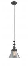Innovations Lighting 206-OB-G42 - Cone - 1 Light - 8 inch - Oil Rubbed Bronze - Stem Hung - Adjustable Mini Pendant