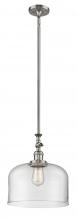 Innovations Lighting 206-SN-G72-L - Bell - 1 Light - 12 inch - Brushed Satin Nickel - Stem Hung - Mini Pendant