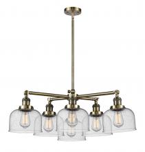 Innovations Lighting 207-6CR-AB-G74 - Large Bell 6 Light Chandelier