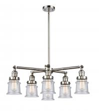 Innovations Lighting 207-6CR-PN-G184S - Small Canton 6 Light Chandelier