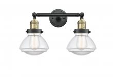 Innovations Lighting 208-BAB-G322 - Olean - 2 Light - 17 inch - Black Antique Brass - Adjustable Bath Vanity Light