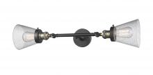 Innovations Lighting 208L-BAB-G64 - Cone - 2 Light - 6 inch - Black Antique Brass - Adjustable Bath Vanity Light