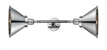 Innovations Lighting 208L-PC-M10-PC - Briarcliff - 2 Light - 10 inch - Polished Chrome - Adjustable Bath Vanity Light