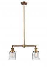 Innovations Lighting 209-BB-G54 - Bell - 2 Light - 21 inch - Brushed Brass - Stem Hung - Adjustable Island Light