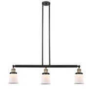 Innovations Lighting 213-BAB-G181S - Canton - 3 Light - 39 inch - Black Antique Brass - Stem Hung - Adjustable Island Light