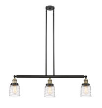 Innovations Lighting 213-BAB-G513 - Bell - 3 Light - 38 inch - Black Antique Brass - Stem Hung - Adjustable Island Light