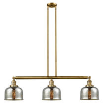 Innovations Lighting 213-BB-G78 - Bell - 3 Light - 41 inch - Brushed Brass - Stem Hung - Island Light