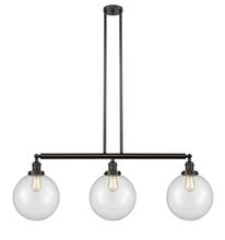 Innovations Lighting 213-OB-G202-10 - Beacon - 3 Light - 42 inch - Oil Rubbed Bronze - Stem Hung - Island Light