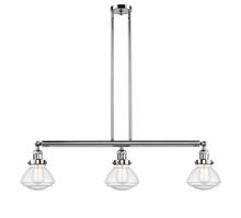 Innovations Lighting 213-PC-G324 - Olean - 3 Light - 39 inch - Polished Chrome - Stem Hung - Adjustable Island Light