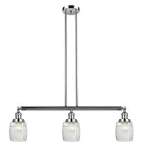 Innovations Lighting 213-PN-G302 - Colton - 3 Light - 38 inch - Polished Nickel - Stem Hung - Island Light