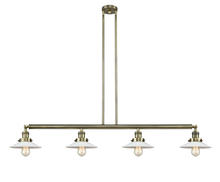 Innovations Lighting 214-AB-G1 - Halophane - 4 Light - 53 inch - Antique Brass - Stem Hung - Island Light