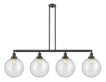 Innovations Lighting 214-OB-G204-12 - Beacon - 4 Light - 56 inch - Oil Rubbed Bronze - Stem Hung - Island Light