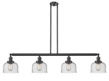 Innovations Lighting 214-OB-G74 - Bell - 4 Light - 53 inch - Oil Rubbed Bronze - Stem Hung - Island Light
