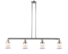 Innovations Lighting 214-PC-G181S - Canton - 4 Light - 51 inch - Polished Chrome - Stem Hung - Island Light