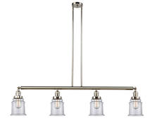 Innovations Lighting 214-PN-G182 - Canton - 4 Light - 51 inch - Polished Nickel - Stem Hung - Island Light