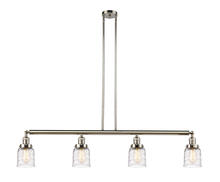 Innovations Lighting 214-PN-G513-LED - Bell - 4 Light - 50 inch - Polished Nickel - Stem Hung - Island Light