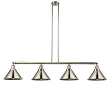 Innovations Lighting 214-PN-M10-PN - Briarcliff - 4 Light - 55 inch - Polished Nickel - Stem Hung - Island Light