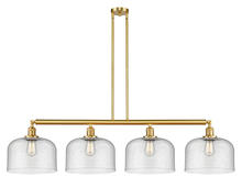 Innovations Lighting 214-SG-G74-L - Bell - 4 Light - 54 inch - Satin Gold - Stem Hung - Island Light