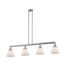 Innovations Lighting 214-SN-G41 - Cone - 4 Light - 52 inch - Brushed Satin Nickel - Stem Hung - Island Light