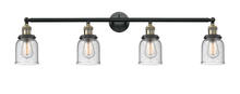 Innovations Lighting 215-BAB-G54 - Bell - 4 Light - 42 inch - Black Antique Brass - Bath Vanity Light