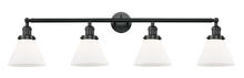 Innovations Lighting 215-BK-G41 - Cone - 4 Light - 44 inch - Matte Black - Bath Vanity Light